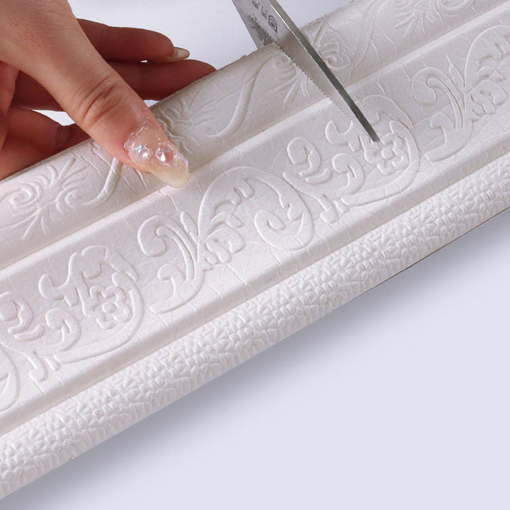 BowLift | Modern Baseboards 3D Embossing Baseboard PVC Stereo Base Set of 1
