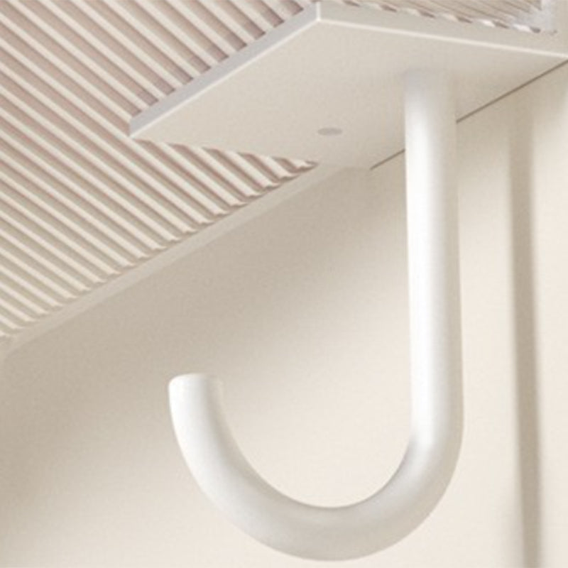 BowLift | White & clear acrylic bathroom accessory set with towel holder/paper holder/robe hooks