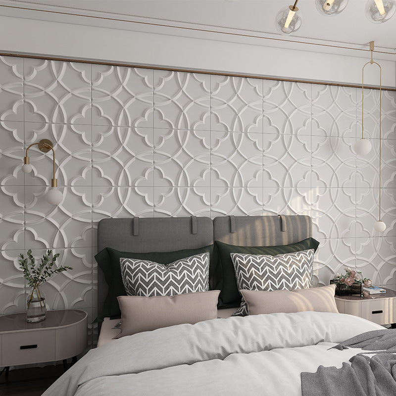 BowLift | Modern square wall panel Peel and stick texture pattern wall covering