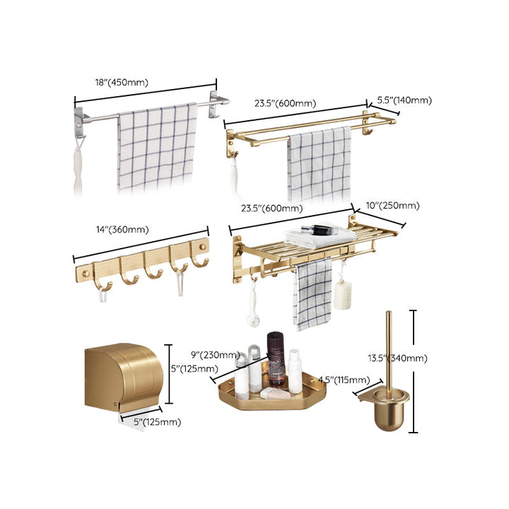 BowLift | Modern Metal Bathroom Hardware Set Gold Bathroom Accessories Hardware Set