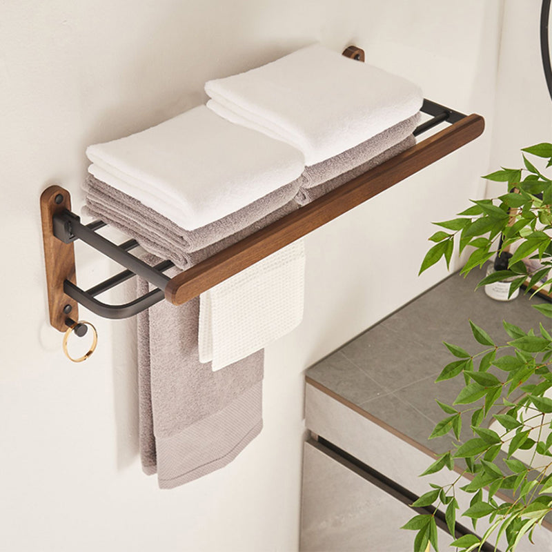 BowLift | Modern Bathroom Accessory Set Aluminum & Wood Bathroom Fittings Set