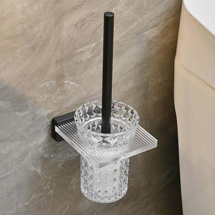 BowLift | Modern Bath Accessories Set Black Towel Bar Bath Shelf Bathroom Fixtures Set