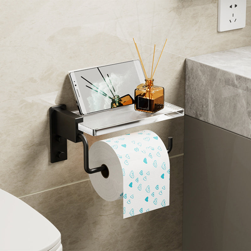 BowLift | Modern Bath Accessories Set Black Towel Bar Bath Shelf Bathroom Fixtures Set