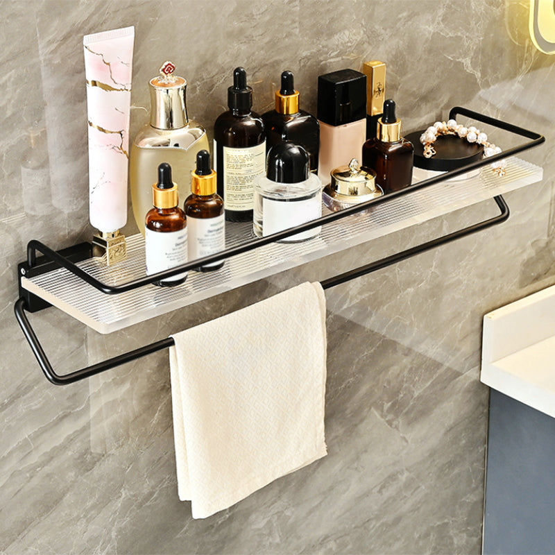 BowLift | Modern Bath Accessories Set Black Towel Bar Bath Shelf Bathroom Fixtures Set