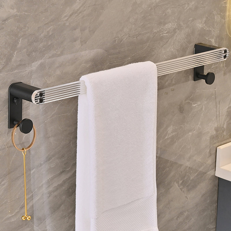 BowLift | Modern Bath Accessories Set Black Towel Bar Bath Shelf Bathroom Fixtures Set