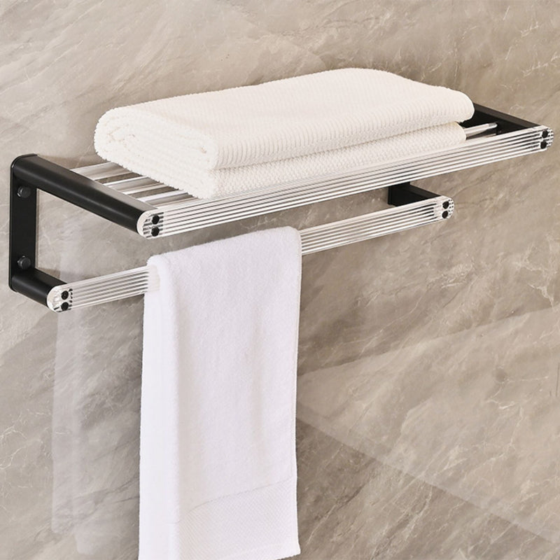 BowLift | Modern Bath Accessories Set Black Towel Bar Bath Shelf Bathroom Fixtures Set