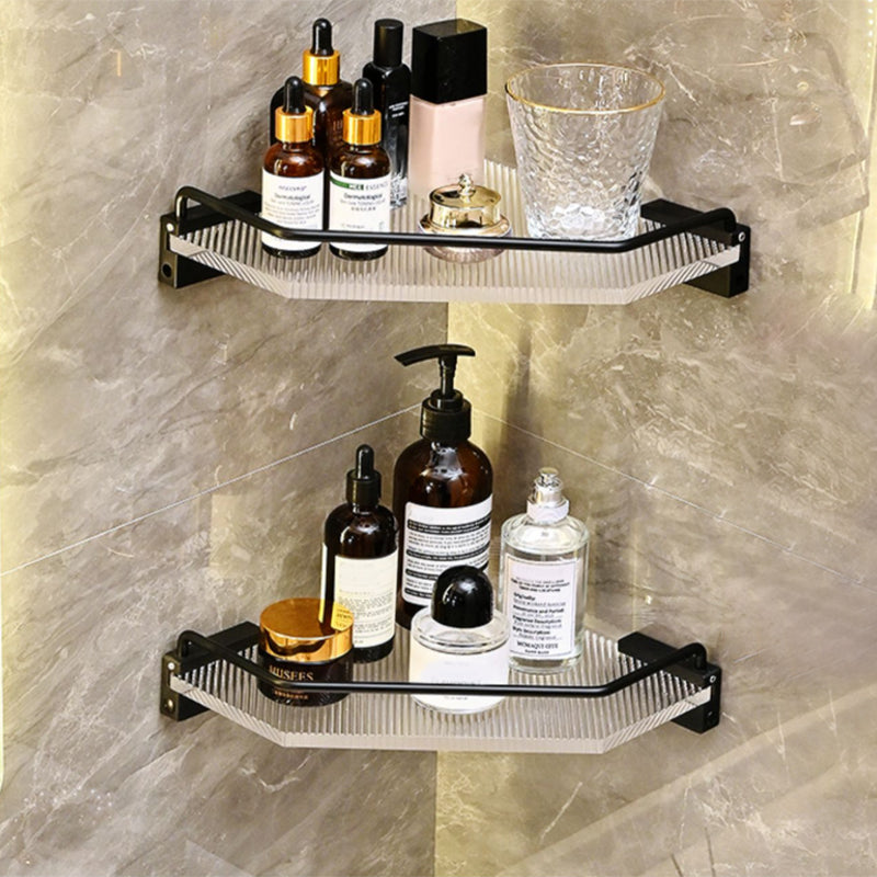 BowLift | Modern Bath Accessories Set Black Towel Bar Bath Shelf Bathroom Fixtures Set