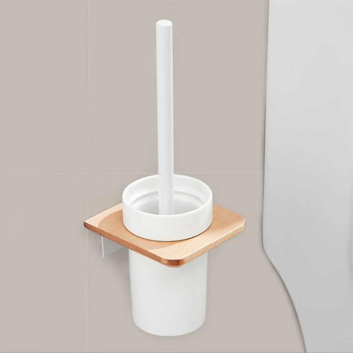 BowLift | White Bathroom Set Solid Wood & Aluminium Bathroom Accessories individually or as a set