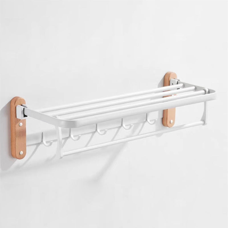 BowLift | White Bathroom Set Solid Wood & Aluminum Bathroom Accessories Individually or as a Set