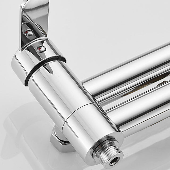 BowLift | Wall-mounted metal swivel bathtub filler with single lever handle