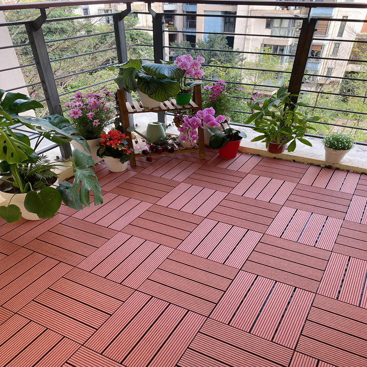 BowLift | Composite deck tile Solid Color Waterproof Patio Floor Tile