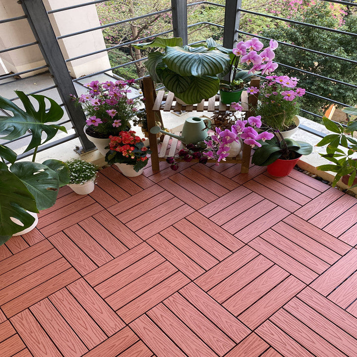 BowLift | Composite deck tile Solid Color Waterproof Patio Floor Tile