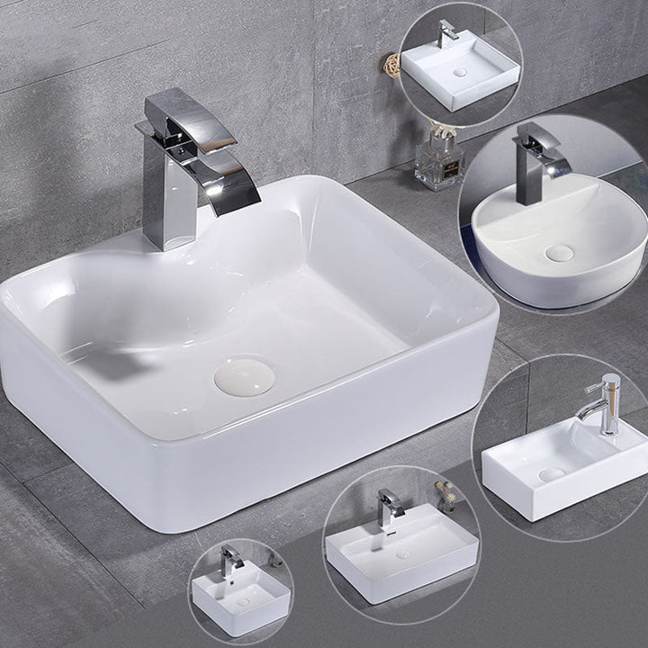 BowLift | Porcelain Washbasin Modern Simple Wash Bowl Bathroom Sink