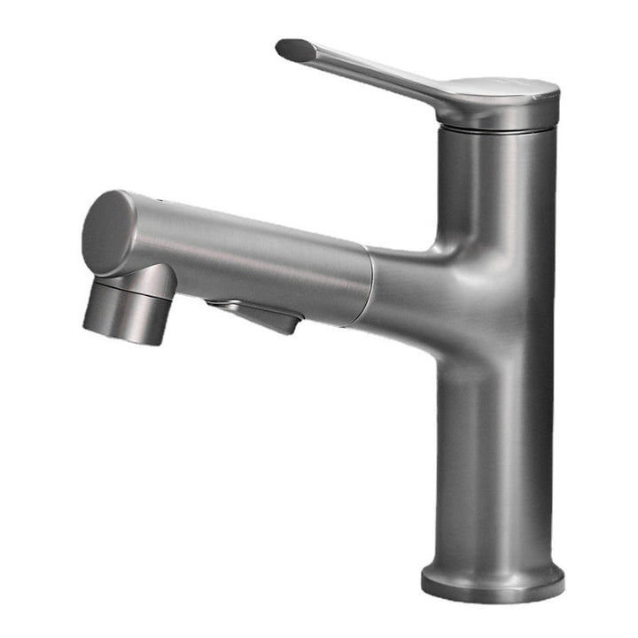 BowLift | Contemporary sink faucet pull-out basin tap with lever handle