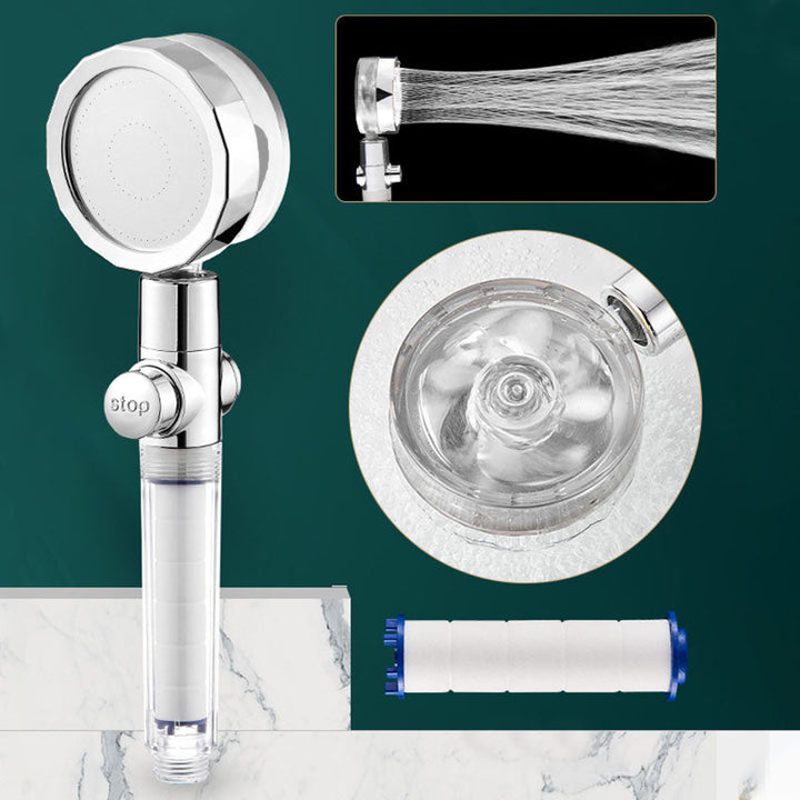 BowLift | Modern Shower Head Handheld Shower Head Plastic Wall Mount Round Shower Head Combo