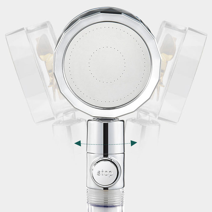 BowLift | Modern Shower Head Handheld Shower Head Plastic Wall Mount Round Shower Head Combo