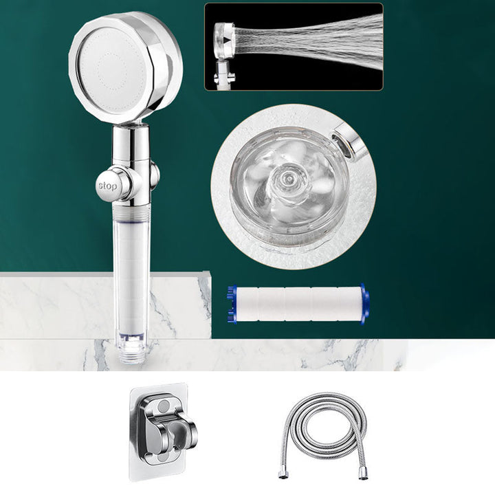 BowLift | Modern Shower Head Handheld Shower Head Plastic Wall Mount Round Shower Head Combo