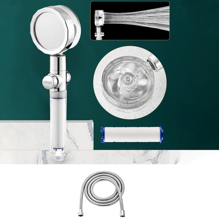 BowLift | Modern Shower Head Handheld Shower Head Plastic Wall Mount Round Shower Head Combo