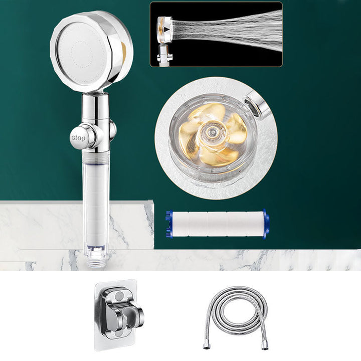 BowLift | Modern Shower Head Handheld Shower Head Plastic Wall Mount Round Shower Head Combo