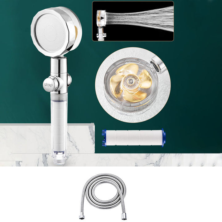 BowLift | Modern Shower Head Handheld Shower Head Plastic Wall Mount Round Shower Head Combo