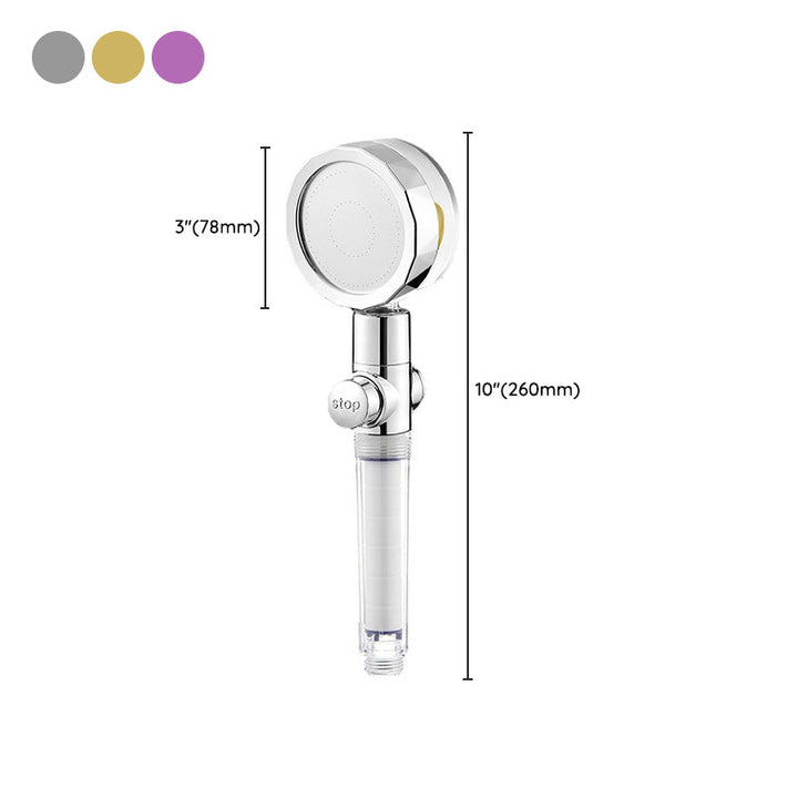 BowLift | Modern Shower Head Handheld Shower Head Plastic Wall Mount Round Shower Head Combo