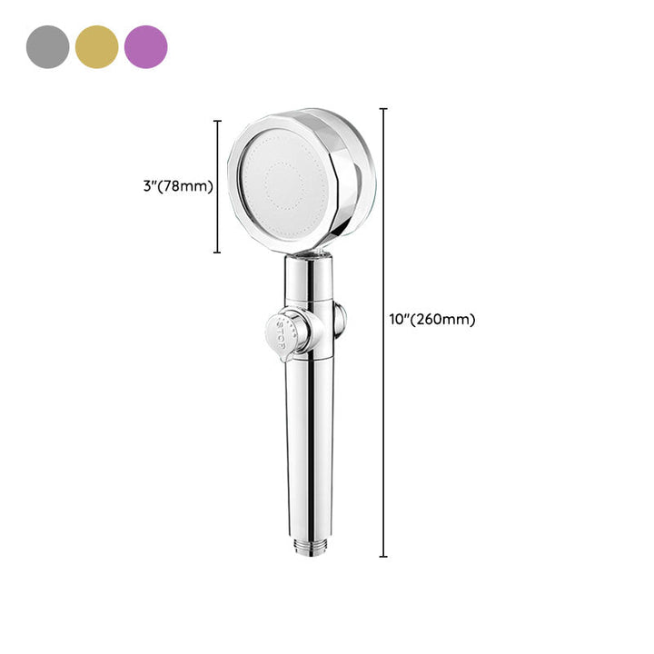 BowLift | Modern Shower Head Handheld Shower Head Plastic Wall Mount Round Shower Head Combo