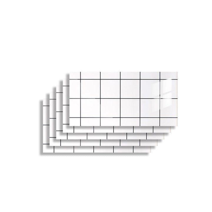 BowLift | 5 Pack 12" X 23" PVC Peel & Stick Subway Tiles Rectangular Kitchen and Bathroom Backsplash