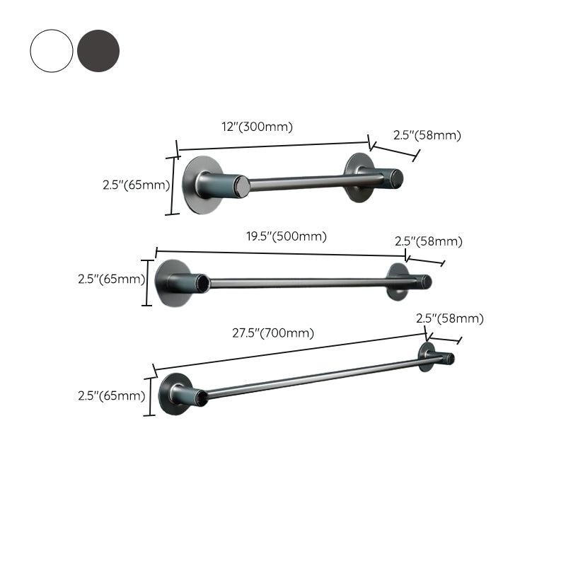 BowLift | 2-piece modern bathroom accessories set metal slipper rack/towel bar
