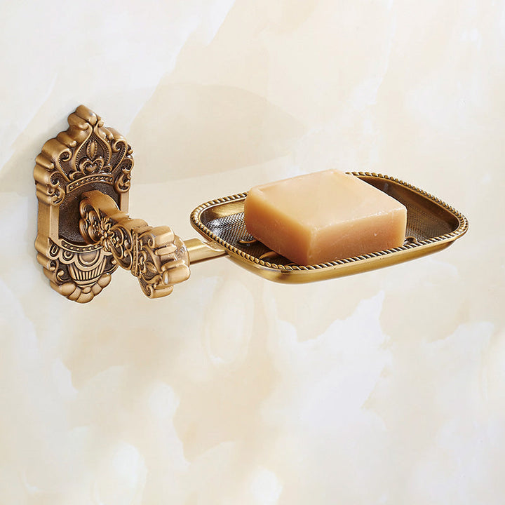 BowLift | Traditional Bathroom Accessories Set Gold Bathroom Accessories Kit