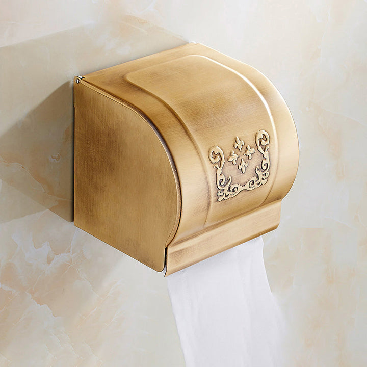 BowLift | Traditional Bathroom Accessories Set Gold Bathroom Accessories Kit