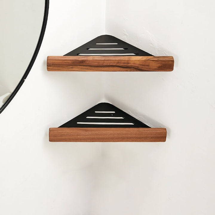 BowLift | Solid Wood Bathroom Accessories Set Foldable Metal Bathroom Accessories