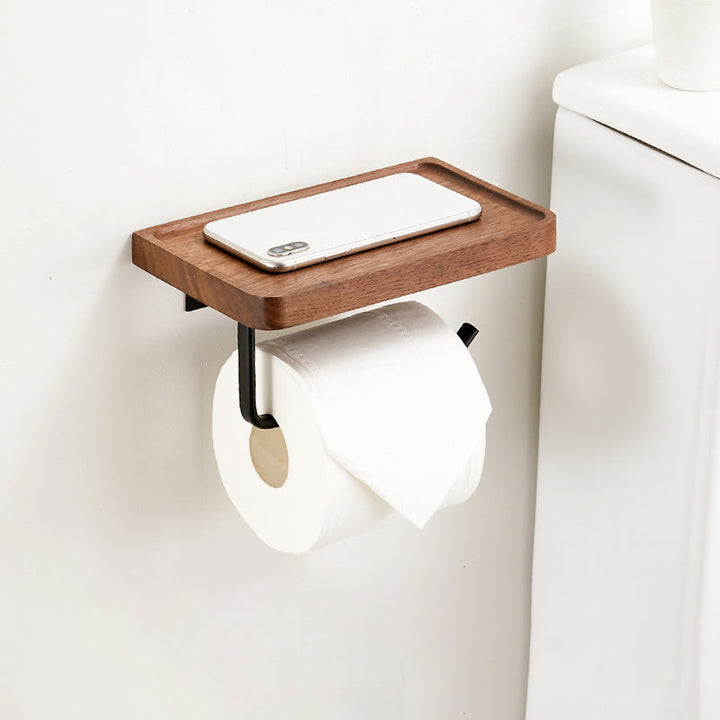 BowLift | Solid Wood Bathroom Accessories Set Foldable Metal Bathroom Accessories