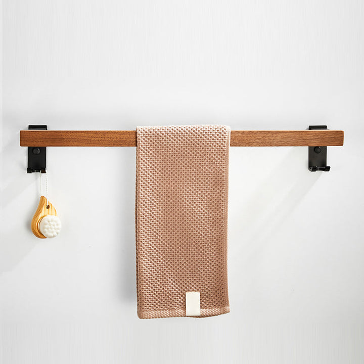 BowLift | 7-piece toilet accessory set made of solid wood and metal