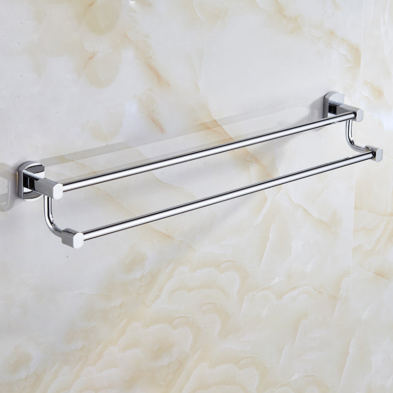BowLift | Contemporary Bathroom Accessories Hardware Set in Silver Metal