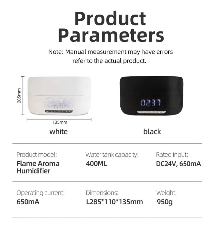 BowLift | 3in1 Mist Tune Air Humidifier Bluetooth Speaker
