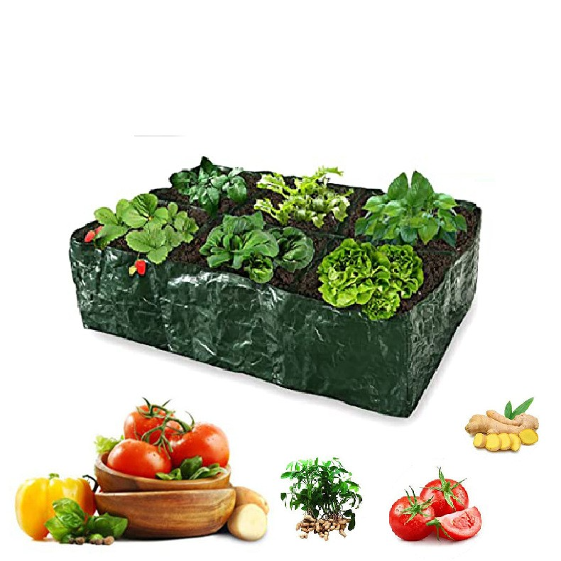 BowLift | Planting bag with multiple compartments – Robust garden storage for plants and herbs