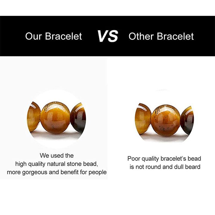 BowLift | Tiger Eye Lava Rock Stone Bracelet