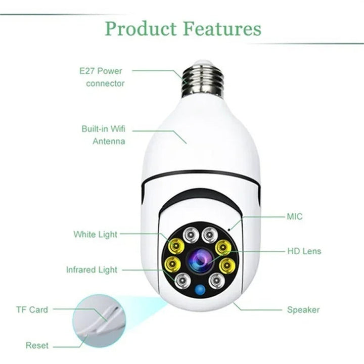 BowLift | Home Light Bulb Camera (TF card not included)