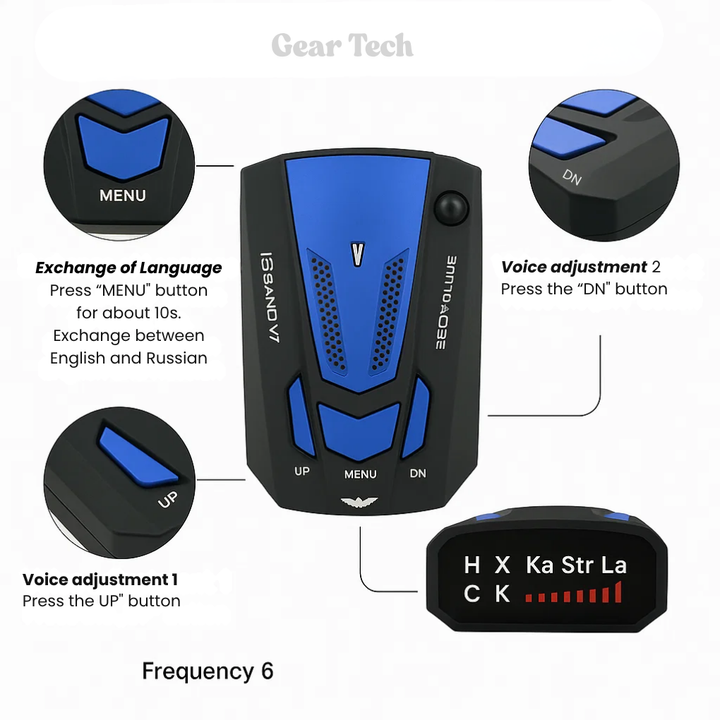 BowLift | Radar Detector UK – Flash Speed Camera Detector with Precision Long-Range Detection for Safe Driving