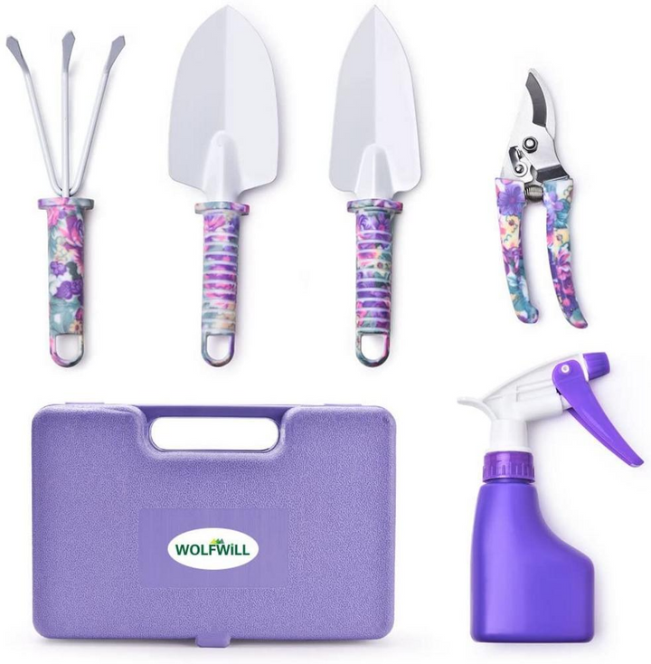 BowLift | Colorful Garden Tool Set with 10 Pieces – Ergonomic Tools for Gardening