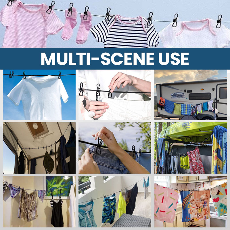 BowLift | Portable elastic travel clothes rack
