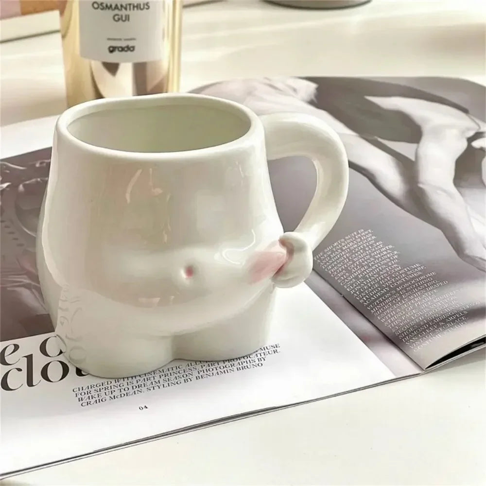 BowLift | Big Belly Fat Ceramic Coffee Mug