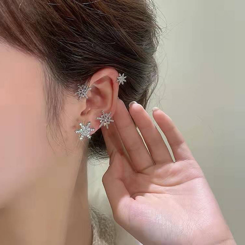 BowLift | Diamond And Zirconia Earrings Without Holes