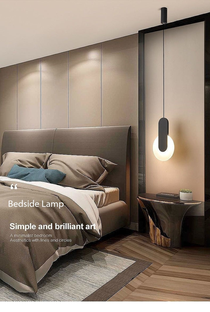 Modern Minimalist Bedside Pendant Light