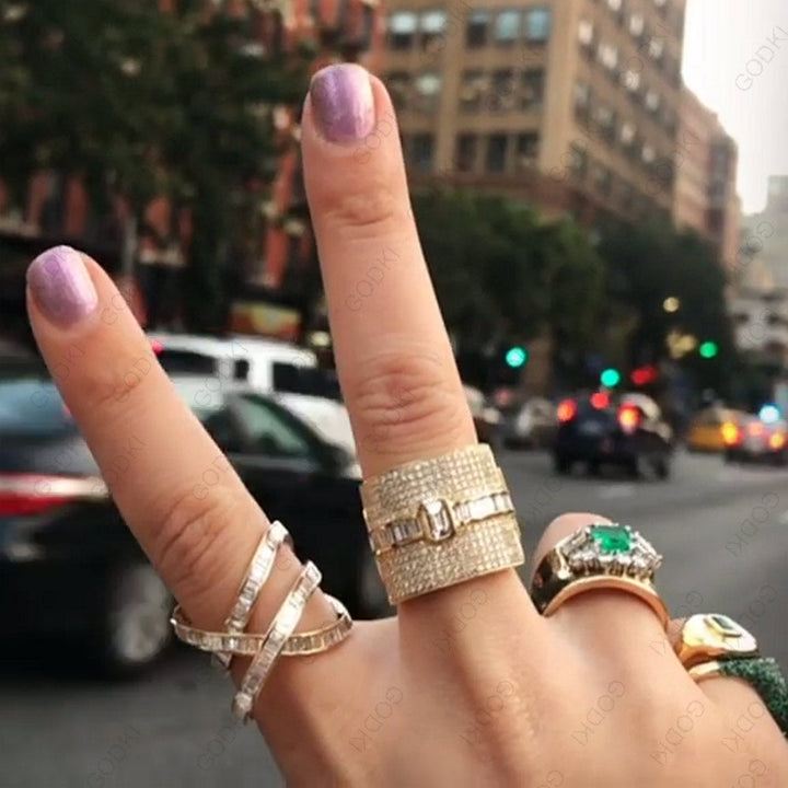BowLift | Monaco Design Luxury Statement Stackable Ring For Women
