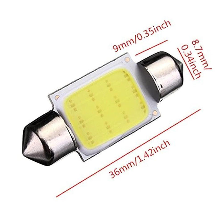 BowLift | 10pcs Car Interior Dome Lights COB 1.5W DC12V LED Bulbs Lamp Plate