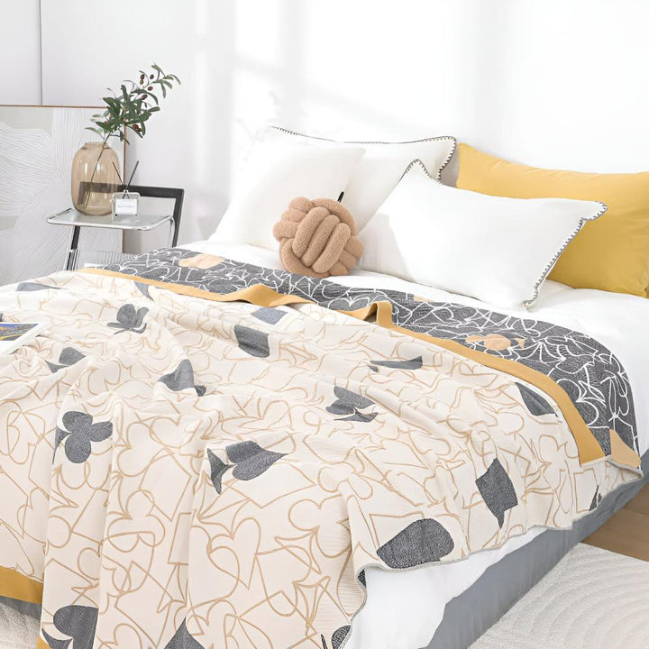BowLift | Poker Patterns Cotton Blanket