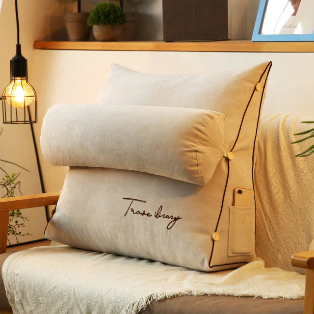 BowLift | Wedge-shaped back support cushion