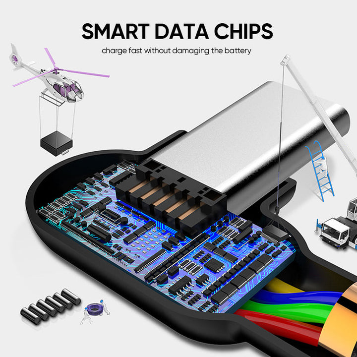 BowLift | L-Shaped Nylon Knitting Data Cable Suitable for iPhone