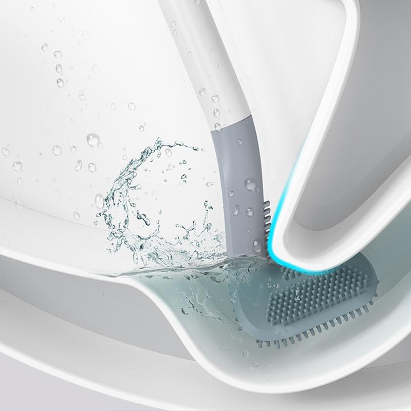 Long Handle Flexible Silicone Golf Toilet Brush | Bowlift